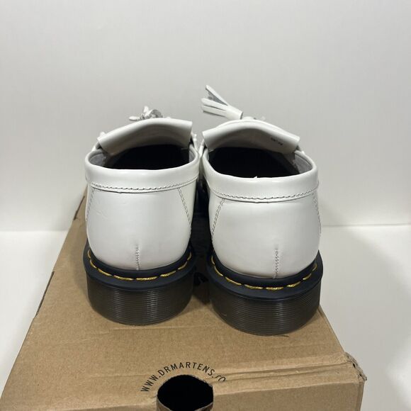 Size 8 M = 9.5 W - Dr. Martens Docs White Adrian Snaffle Loafers main image 6